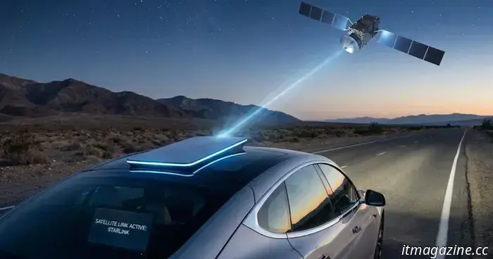 Ecco come Tesla potrebbe portare Internet satellitare nella tua auto