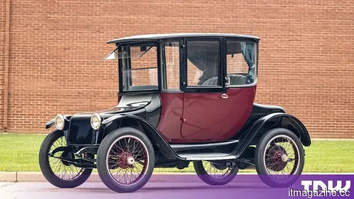 This 1918 electric vehicle was equipped with 42 batteries and boasted a greater range than a 2011 Leaf.