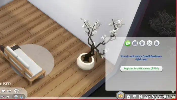 How to establish and operate a small business in The Sims 4: Businesses and Hobbies.