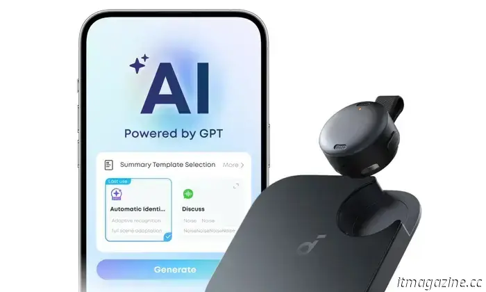 Este grabador del tamaño de una moneda quiere recordar tus reuniones por ti.