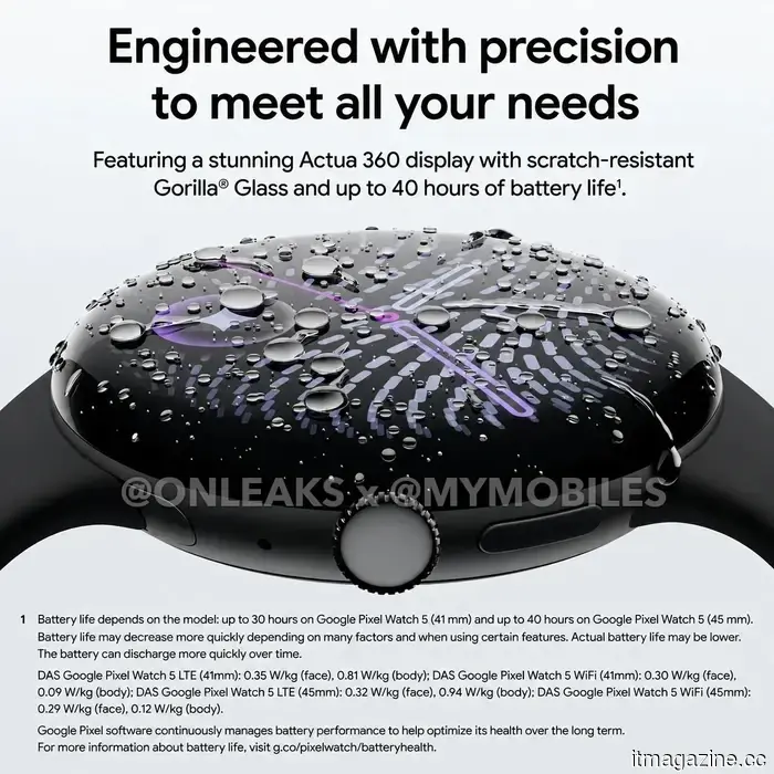 El Pixel Watch 5 se filtró por completo antes del evento de Google del 12 de agosto.