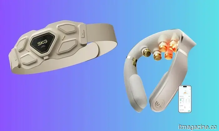 Two cordless massagers designed for those who spend long hours at their desks: Available at a discount for Prime Day.