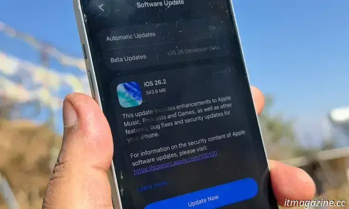 iOS 26.2 aggiunge una nuova opzione di lampeggio dello schermo per rendere più difficile perdere le notifiche
