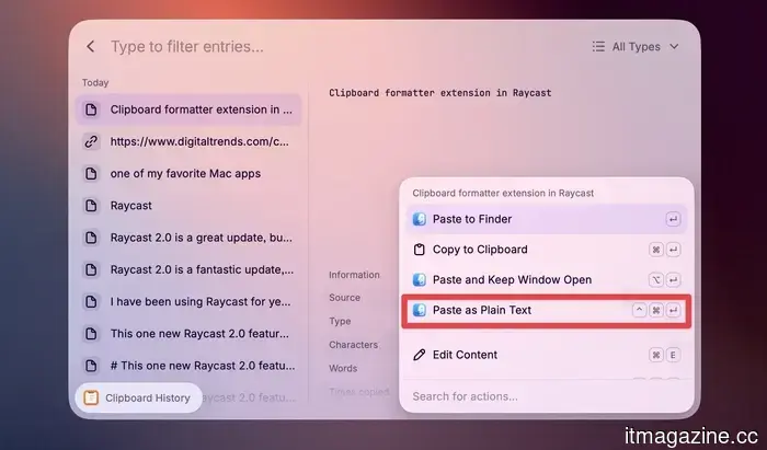 Questa nuova funzionalità di Raycast 2.0 mi sta facendo impazzire.