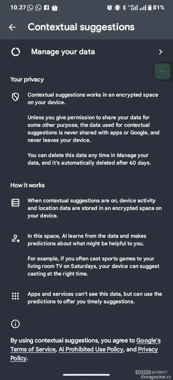 Ваш Android-телефон вскоре может предлагать умные подсказки на основе вашей активности.