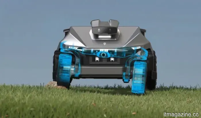 The GOKO M6 Robotic Lawn Mower Introduces Industrial Robotics into Contemporary Lawn Maintenance.