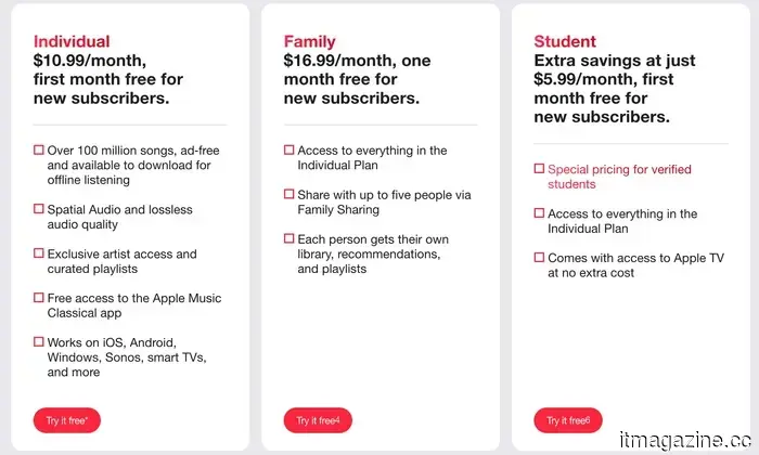 Apple Music только что подорожал