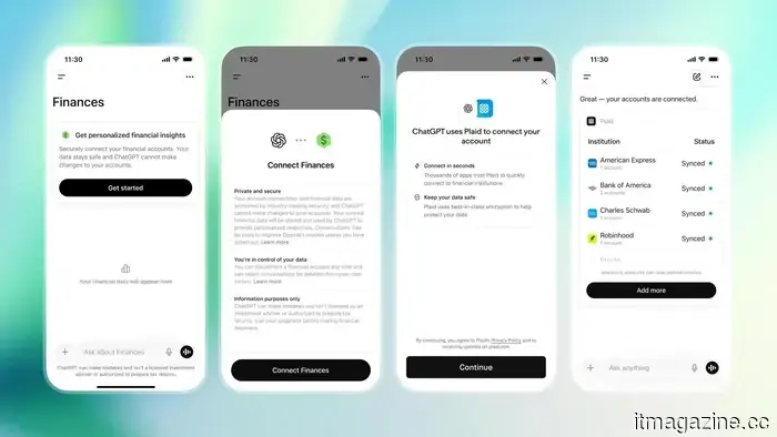 ChatGPT ahora dará consejos financieros si conectas tu cuenta bancaria. Yo no lo haré.