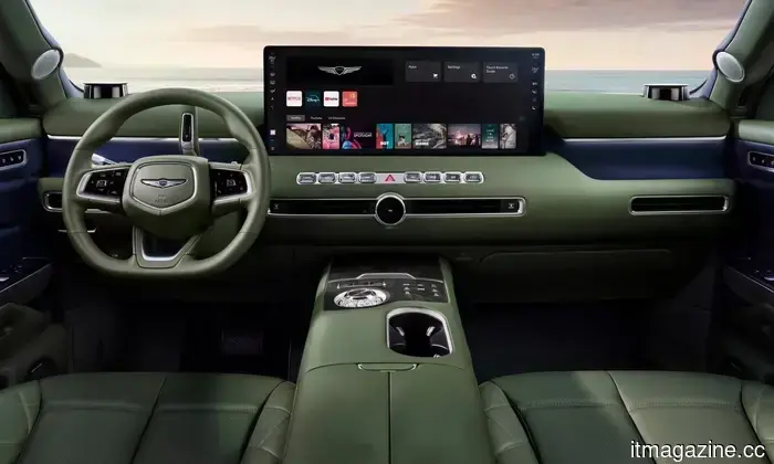 Genesis unveiled its flagship electric SUV, equipping it with greater power than the Ferrari Amalfi.