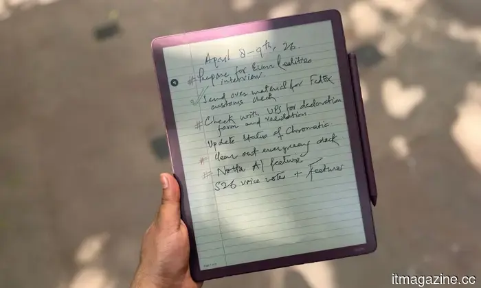 Amazon Kindle Scribe Colorsoft review: An upscale experience for digital note-taking.