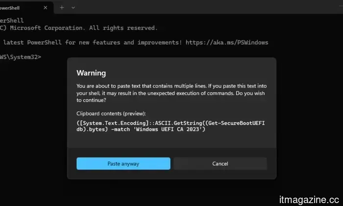 How to verify if your Windows PC is prepared for the secure boot certificate expiration in June 2026.