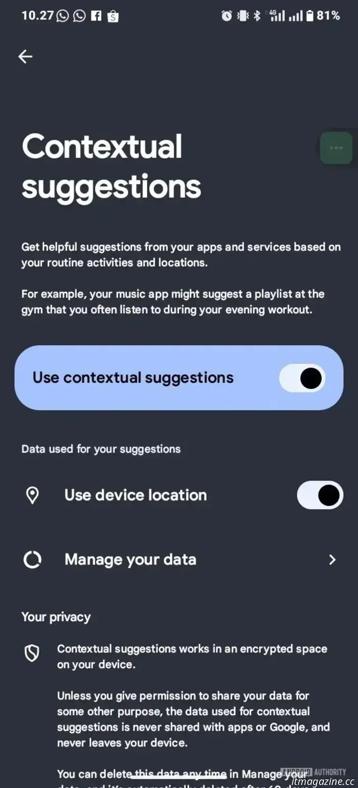 Ваш Android-телефон вскоре может предлагать умные подсказки на основе вашей активности.