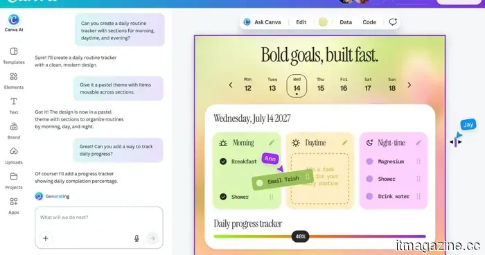 Canva can now automate repetitive tasks and assist you in creating interactive experiences without the need for coding.