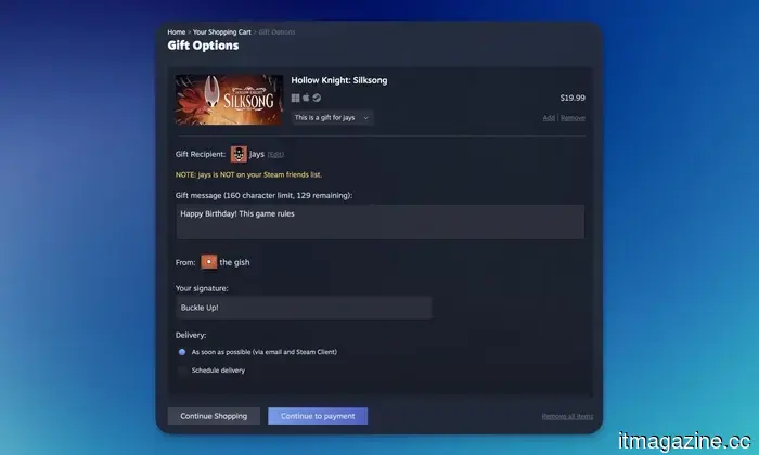 Valve has recently implemented a significant quality-of-life improvement for Steam wishlists and gifting.