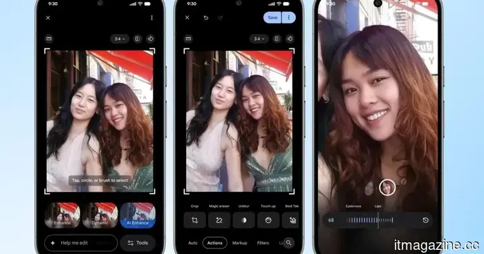 Google Foto riceve nuovi strumenti di editing che riguardano piccoli ritocchi.