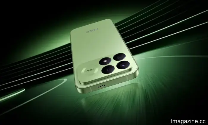 The Poco F9 series features a Bose-tuned subwoofer, 5x zoom capabilities, and large battery capacities.