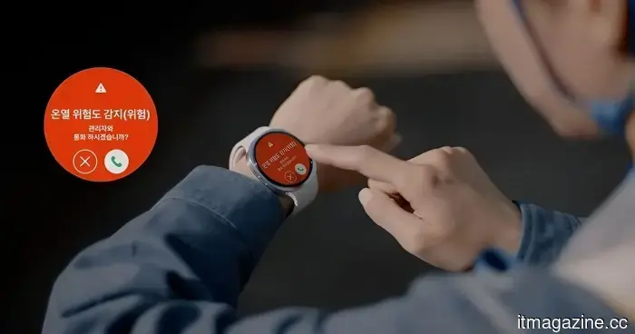 Samsung is utilizing Galaxy smartwatches to protect employees from health issues related to heat.