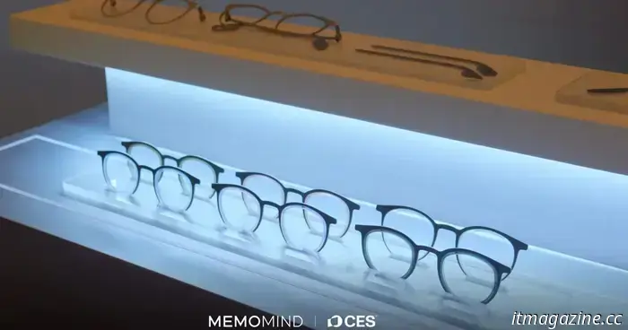 Gli occhiali AI MemoMind sono progettati per assomigliare ai tuoi occhiali, non a un gadget.