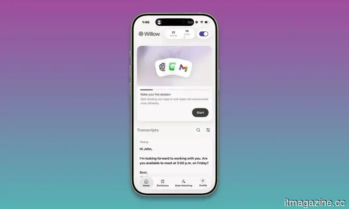 You no longer require Willow’s Pro plan to have unlimited AI dictation on your iPhone.