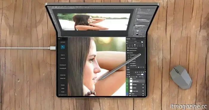 The rumored foldable iPad from Apple might make significant progress in concealing the screen island.