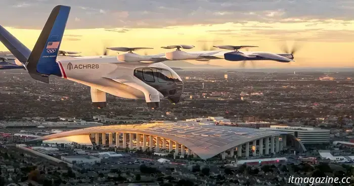 Archer's aerial taxis are en route to Los Angeles for the 2028 Olympics.