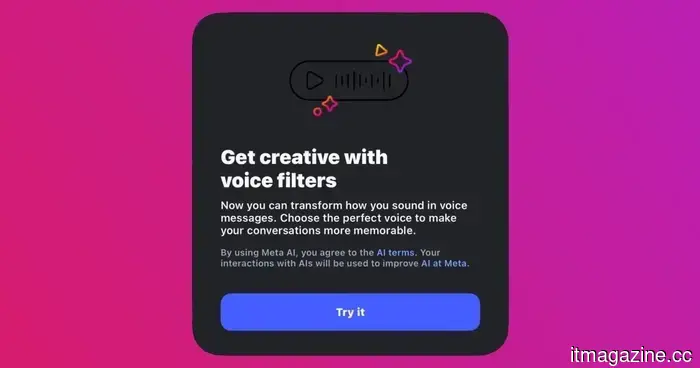 Los nuevos efectos de mensajes de voz de Instagram te permiten sonar como un pirata, una abuela o un fanático de la Copa del Mundo.