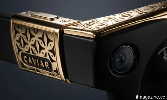 Il caviale ha appena dato ai occhiali smart di Meta il trattamento dorato, ma ha dimenticato di renderli belli.