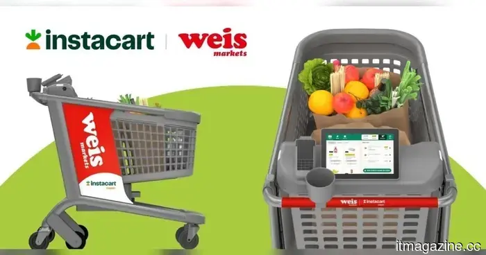 Instacart is experimenting with AI shopping carts equipped with camera capabilities that may seem convenient, yet also quite unsettling.