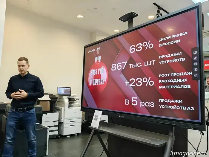 Pantum presentó en Rusia la multifunción A3 UTILITY y su primera impresora de inyección de tinta.