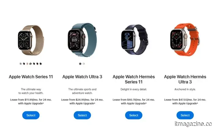 Apple's latest Upgrade program allows you to lease an iPhone, Mac, Apple Watch, and iPad.