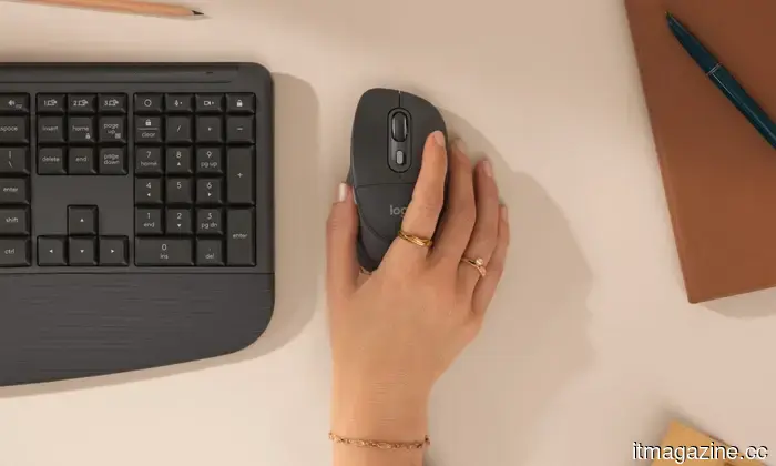 Logitech's latest office mouse and keyboard feature a small comfort enhancement that your wrist will appreciate.