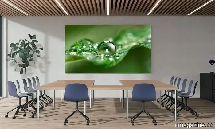 La nueva pantalla de 135 pulgadas de Sony es básicamente el exceso de sala de juntas en su forma más pura.