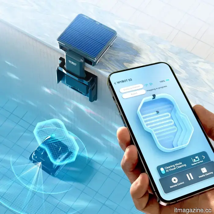WYBOT S3: The First Ever Self-Emptying Pool Cleaner Redefines Pool Maintenance from a Chore to a Luxury Experience.