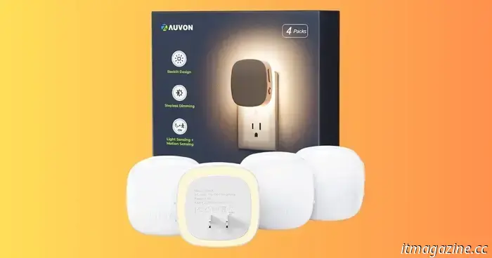 Alerta de oferta: las luces nocturnas LED con sensor de movimiento bajan a $19.54 con código promocional