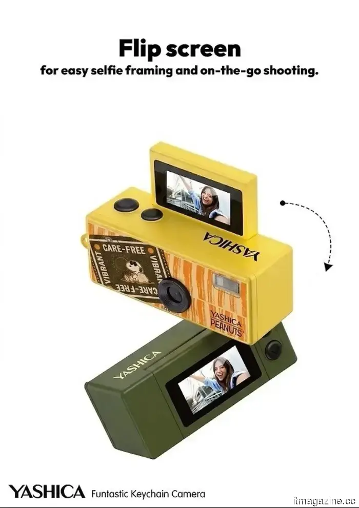 Kodak Charmera is launching a new $30 keychain camera that features a flip screen for taking selfies.