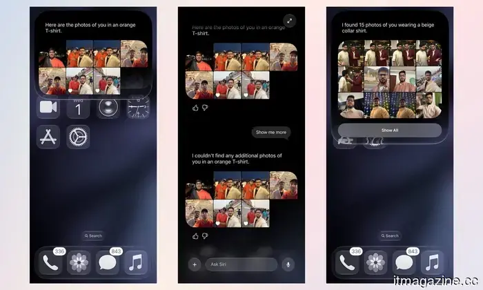Locating photos has become significantly simpler with Siri AI in iOS 27, so I no longer need to scroll.