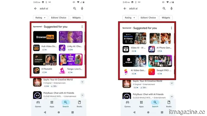 A damning report reveals that the app stores of Apple and Google are promoting nudify applications.