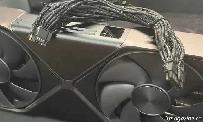 Nuovo cavo fuso porta in primo piano i vecchi problemi di progettazione Nvidia RTX 5090