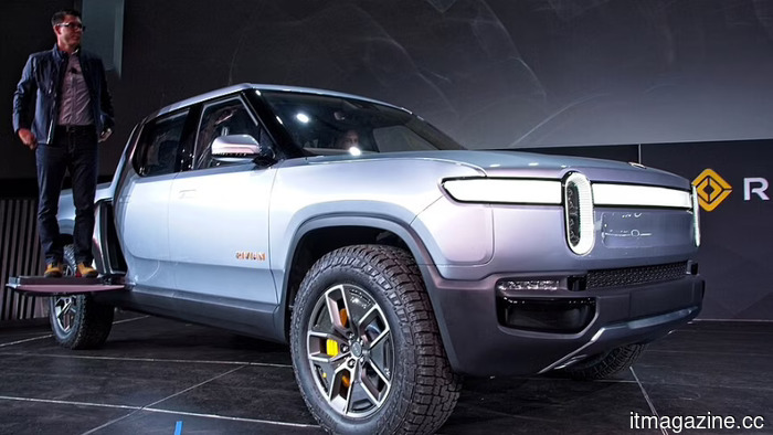 The CEO of Rivian has stated that supervised point-to-point self-driving technology will be available this year, making a direct comparison to Tesla's FSD.