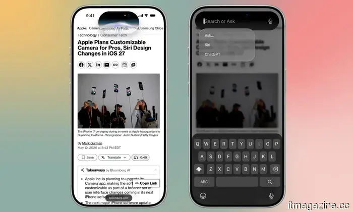 The iOS 27 leak reveals a streamlined redesign of Siri along with new features in a dedicated application.