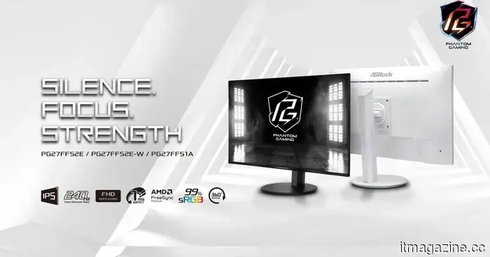 ASRock lanza nuevos monitores de juegos de 240Hz junto con opciones económicas de 144Hz.