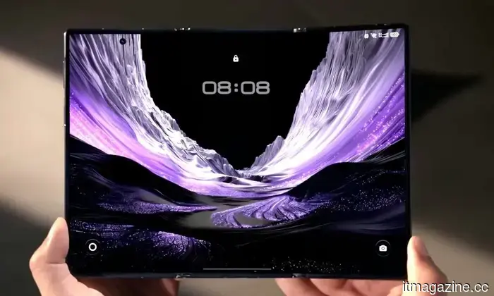 Huawei’s latest competitor to the Galaxy Z TriFold features a double-fold design, has a capacity of 2TB, and is strikingly designed in purple.