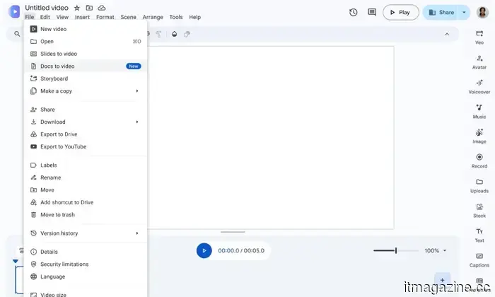 Google Vids ora ti consente di trasformare documenti, PDF e file Word in riassunti video