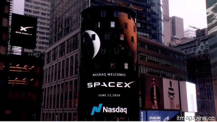 SpaceX suona il campanello al suo record debutto al Nasdaq