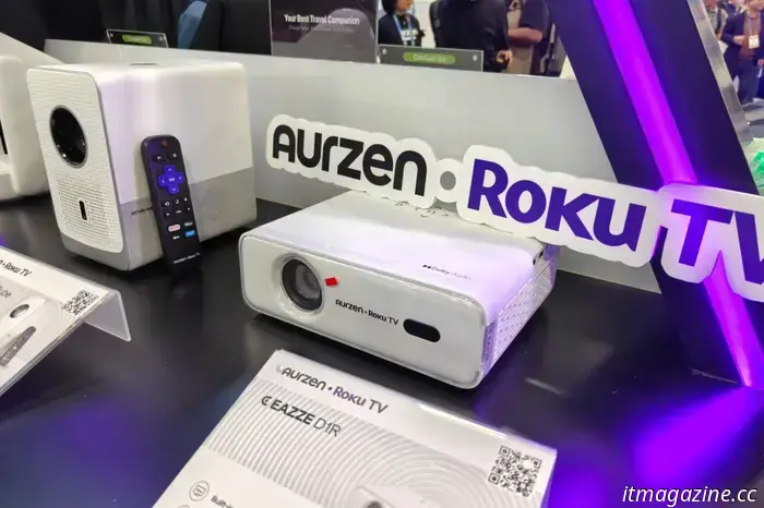 Новые умные портативные проекторы Aurzen позволяют наслаждаться развлечениями где бы вы ни были.