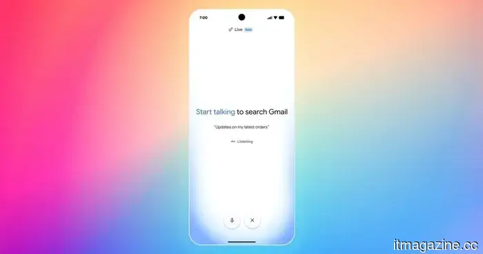 Google begins testing Gmail Live, its new voice search feature for your inbox.