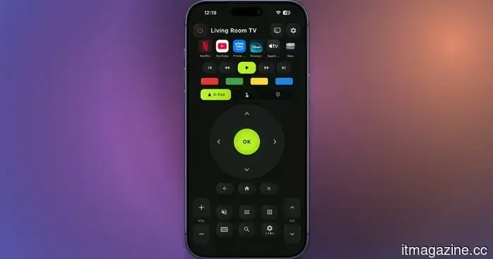 I discovered a free universal TV remote app for both iOS and Android that is ad-free.