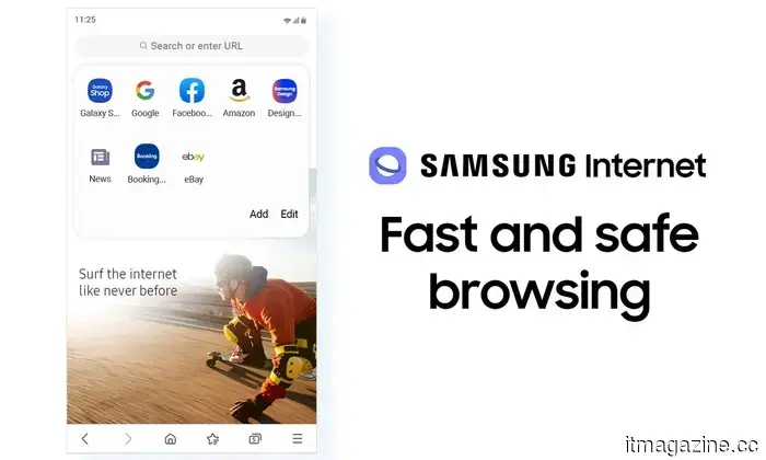 Samsung is developing a cost-saving feature for its browser.