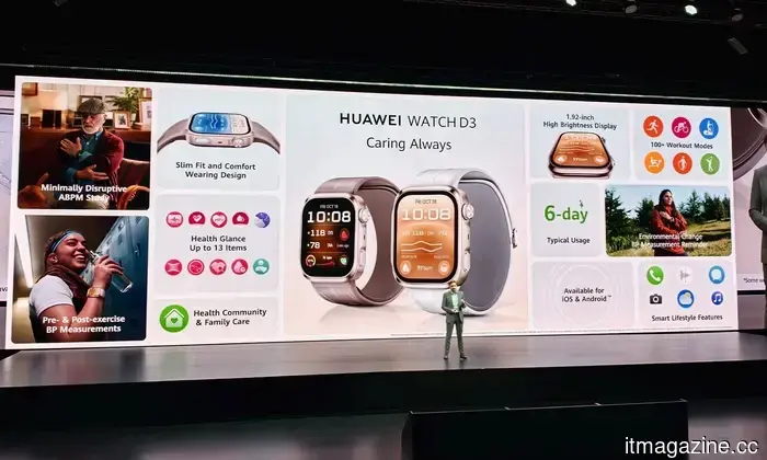 Huawei Watch D3 hands-on: This could be Huawei's most peculiar smartwatch yet, but it may also be its most intelligent.