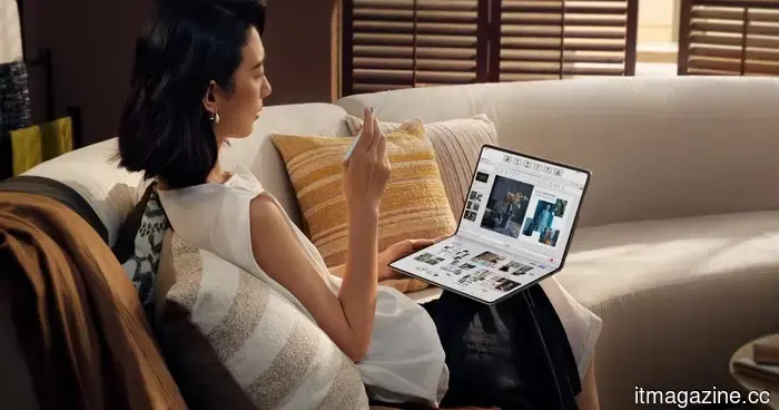 Huawei hizo que su gigantesca laptop plegable fuera más rápida y resistente, pero el lápiz es la verdadera mejora.